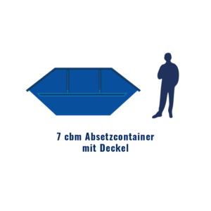 Macon GmbH - Absetzcontainer 7 cbm mit Deckel