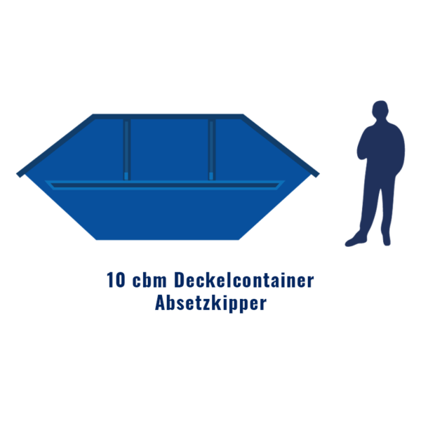 Macon GmbH Absetzkipper 10 cbm Deckelcontainer